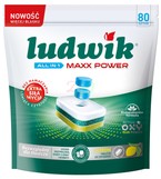 LUDWIK Maxx Power tabletki do zmywarek 80 szt.
